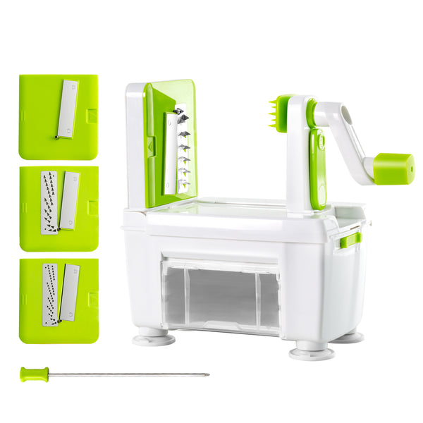 Sumo Spiralizer + 4 Interchangeable Blades - Create Vegetable Pasta In Seconds! Kitchen Kleva Range - It's Kleva, It's Simple, It Works   