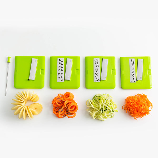 Sumo Spiralizer + 4 Interchangeable Blades - Create Vegetable Pasta In Seconds! Kitchen Kleva Range - It's Kleva, It's Simple, It Works   