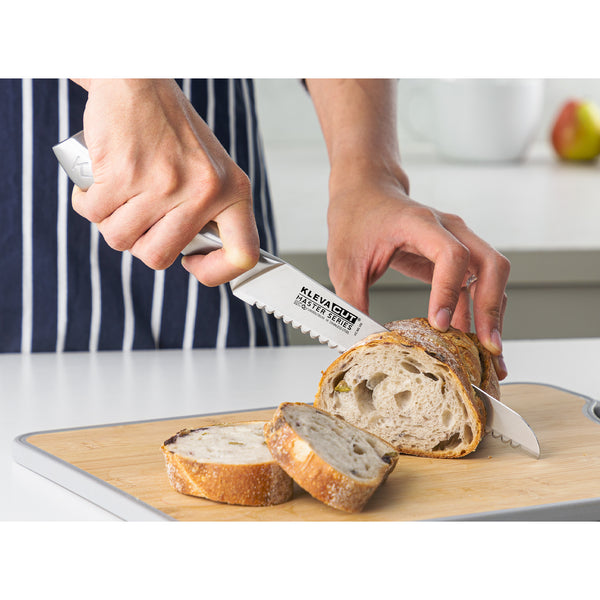 6 Piece Professional KlevaCut® Master Series Knife Set - BONUS Knife Satchel Kitchen Knives Kleva Range   