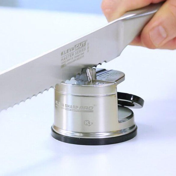 Kleva Sharp Pro® Knife Sharpener With Precision Honing Plate + Suction Base Knife Sharpener Kleva Range   