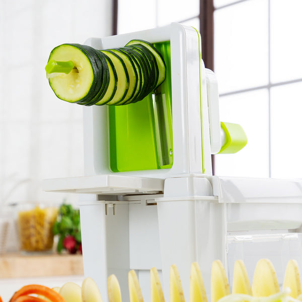 Sumo Spiralizer + 4 Interchangeable Blades - Create Vegetable Pasta In Seconds! Kitchen Kleva Range - It's Kleva, It's Simple, It Works   