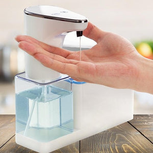 Kleva Motion Sensor Automatic Soap Dispenser 450ml With Dish Brush Holder Cleaning Kleva Range - It's Kleva, It's Simple, It Works   