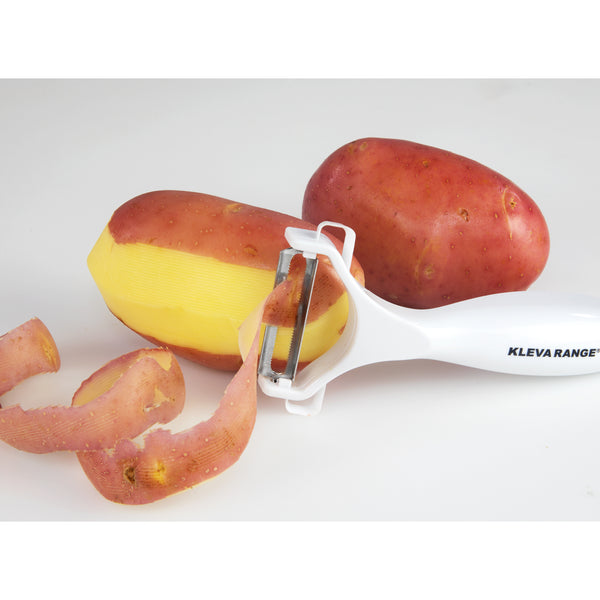 Kleva Precision Peeler With Ultra Sharp Double-Sided Stainless Steel Blades Kitchen Gadget Kleva Range - It's Kleva, It's Simple, It Works   