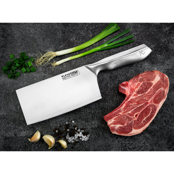 KlevaCut® Master Series Professional Cleaver Knife - 18cm Kitchen Knives Kleva Range   