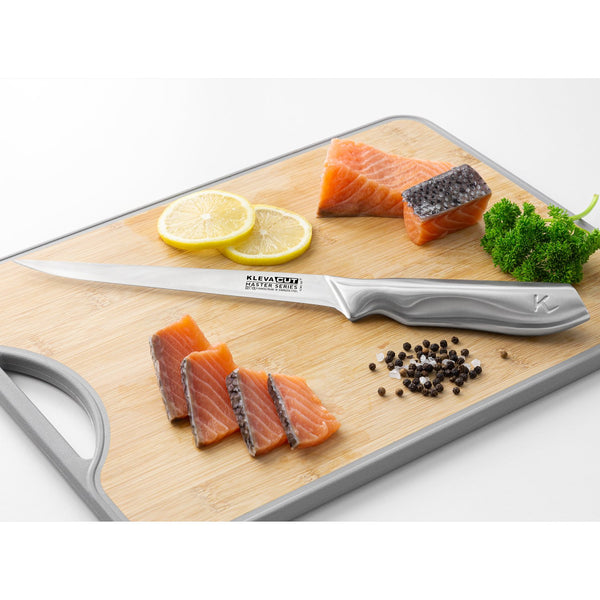 KlevaCut® Master Series Slicer and Fillet Knife Kitchen Knives Kleva Range - It's Kleva, It's Simple, It Works   