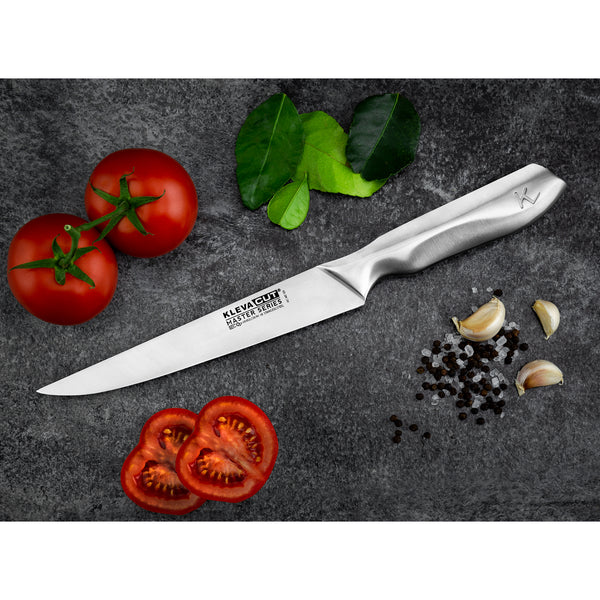 6 Piece Professional KlevaCut® Master Series Knife Set - BONUS Knife Satchel Kitchen Knives Kleva Range   