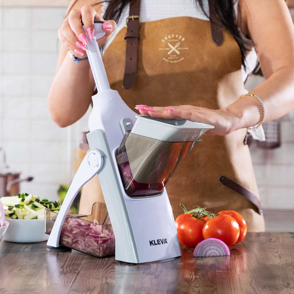 Kleva Safety Slicer™️ XL One-Push Veggie Slicer NEW Colours Available! Kitchen Gadget Kleva Range - Everyday Innovations   