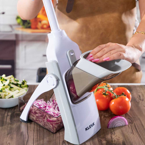 Kleva Safety Slicer™️ XL One-Push Veggie Slicer NEW Colours Available! Kitchen Gadget Kleva Range - Everyday Innovations   