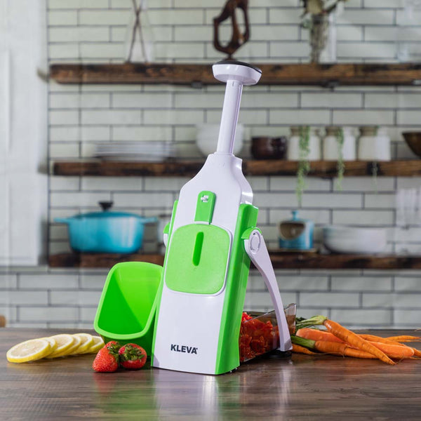 Kleva Safety Slicer™️ XL One-Push Veggie Slicer NEW Colours Available! Kitchen Gadget Kleva Range - Everyday Innovations   