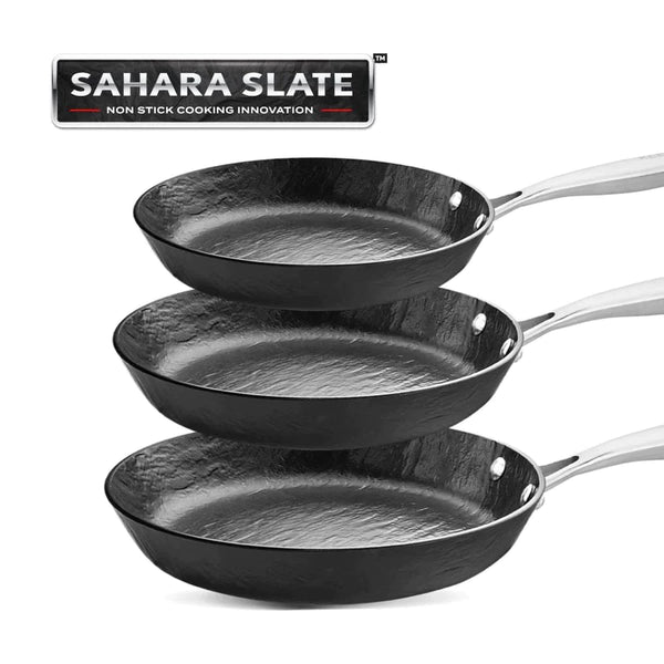 24cm - Kleva Sahara Slate® - The Revolutionary Non-Stick Frying Pans Cookware Kleva Range - Everyday Innovations   