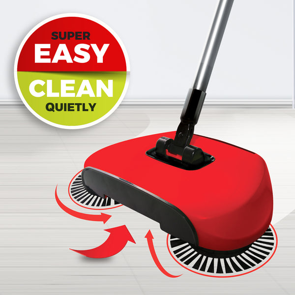 Swifty Sweep® The Spin Broom And Dustpan In 1 - Perfect For All Hard Floors! UPSELL Kleva Range   