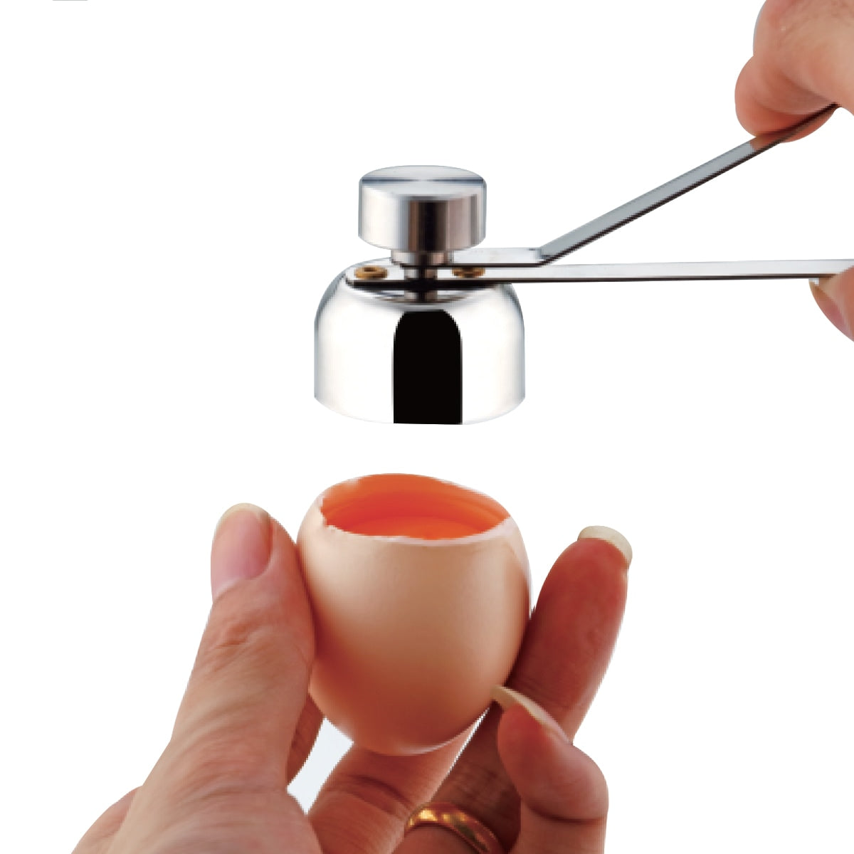 Tap n Crack Egg Cracker - Perfectly Remove Eggshells Tops Kitchen Gadget Kleva Range - Everyday Innovations   