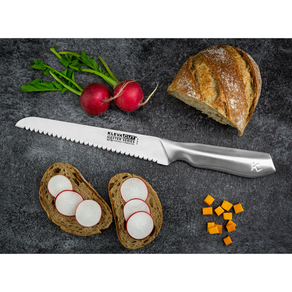 6 Piece Professional KlevaCut® Master Series Knife Set - BONUS Knife Satchel Kitchen Knives Kleva Range   